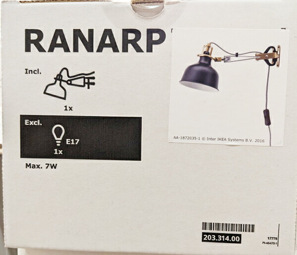 【楽天市場】【IKEA】イケア通販【RANARP】ラーナルプ ウォール/クリップ式 スポットライト:WhiteLeaf ホワイトリーフ