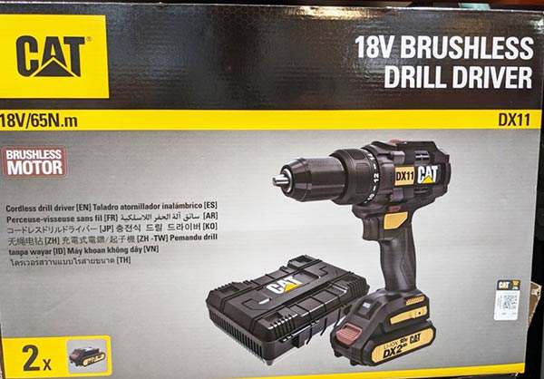 楽天市場】大幅値下げ【送料無料】CATERPILLAR 18V ドリルドライバー