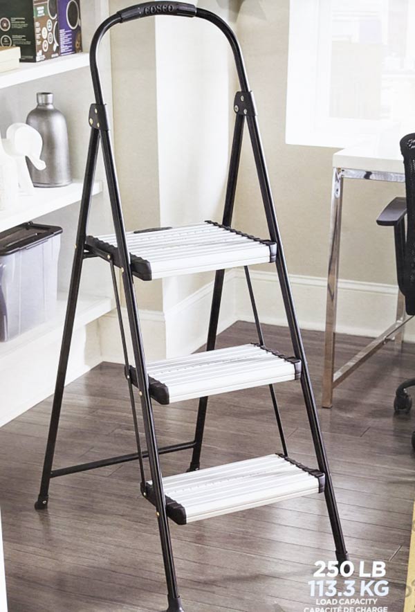 【楽天市場】★即納★【COSTCO】コストコ通販 【軽量アルミ脚立】 耐荷重114g 折り畳み 3段：WhiteLeaf ホワイトリーフ