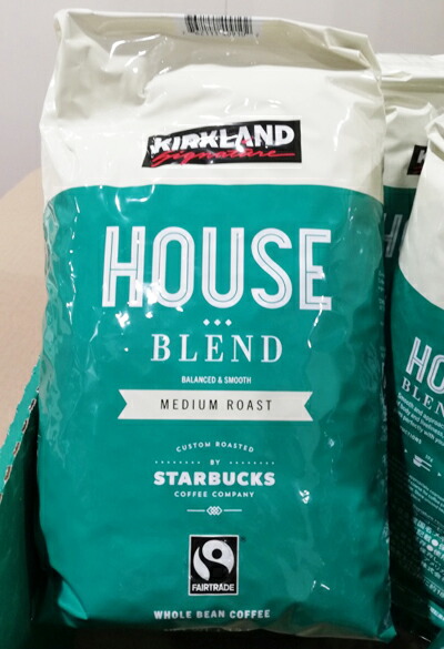 あす楽 即納 全店販売中 COSTCO コストコ通販 STARBUCKS COFFEE ロースト 【超安い】 1.13kg スターバックス 豆 カークランド ハウスブレンドコーヒー