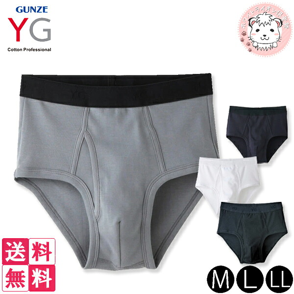 グンゼ YG ワイジー メンズCOTTON100% スタンダードブリーフ YV0030V 10枚セット M/L/LL 6,300円