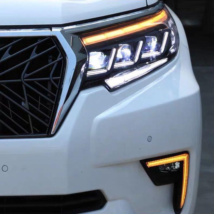高級品市場 TOYOTA ランドクルーザー プラド 150系 流れるウインカー led リフレクター リアフォグランプ シーケンシャル テールライト カスタム  外装 パーツ L-K-61-02 discoversvg.com
