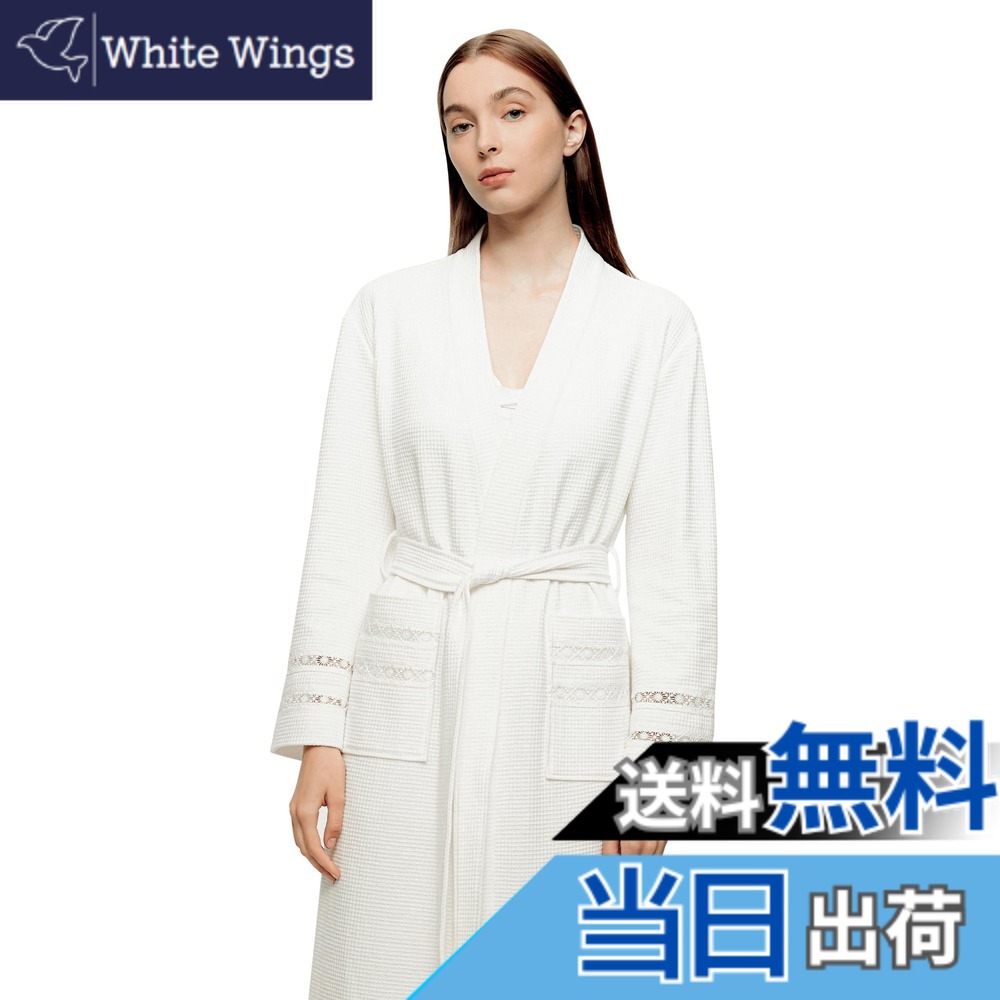 【貨物輸送無料】Calla Angel New York ワーヘル バスローブ 化粧着 御前上等 綿織物 超長綿100% 薄っぺら 軽さ パステル色の 保湿 保温 吸水 速乾 お座敷着 お風呂売り上げ高 レディース お座敷御召しもの パジャマ 外国で 一般受け (S, 白いこと)