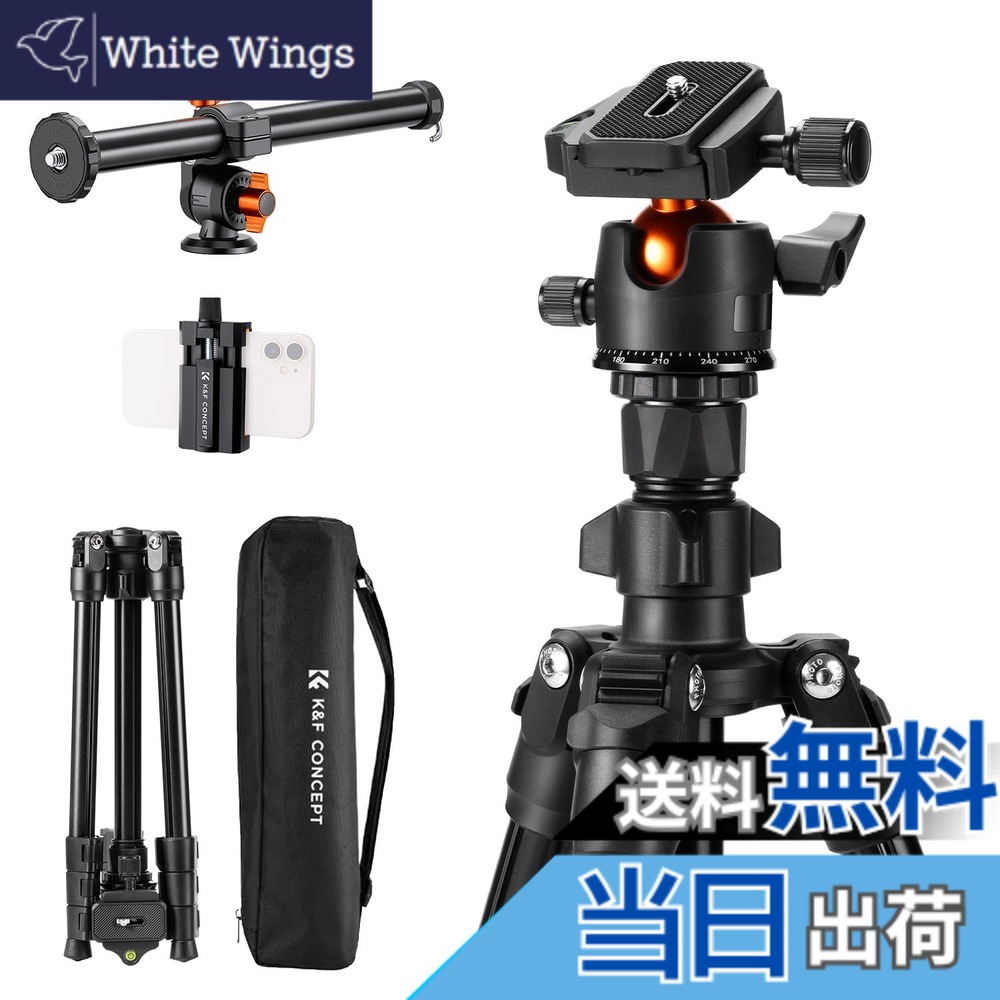 【送料無料】K&F Concept カメラ三脚一眼レフ101series 色：ブラック