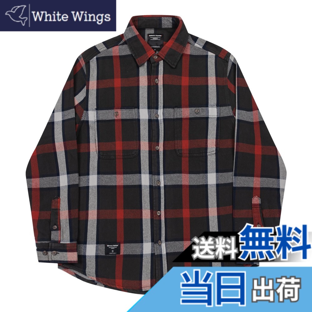 【送料無料】[CHANGE WELL] メンズ 2025AW アメカジ ヴィンテージ風 ファッション 長袖 秋服 厚手 ビッグシルエット チェックシャツ 春秋冬アウター 色：ブラックレッド、サイズ：L