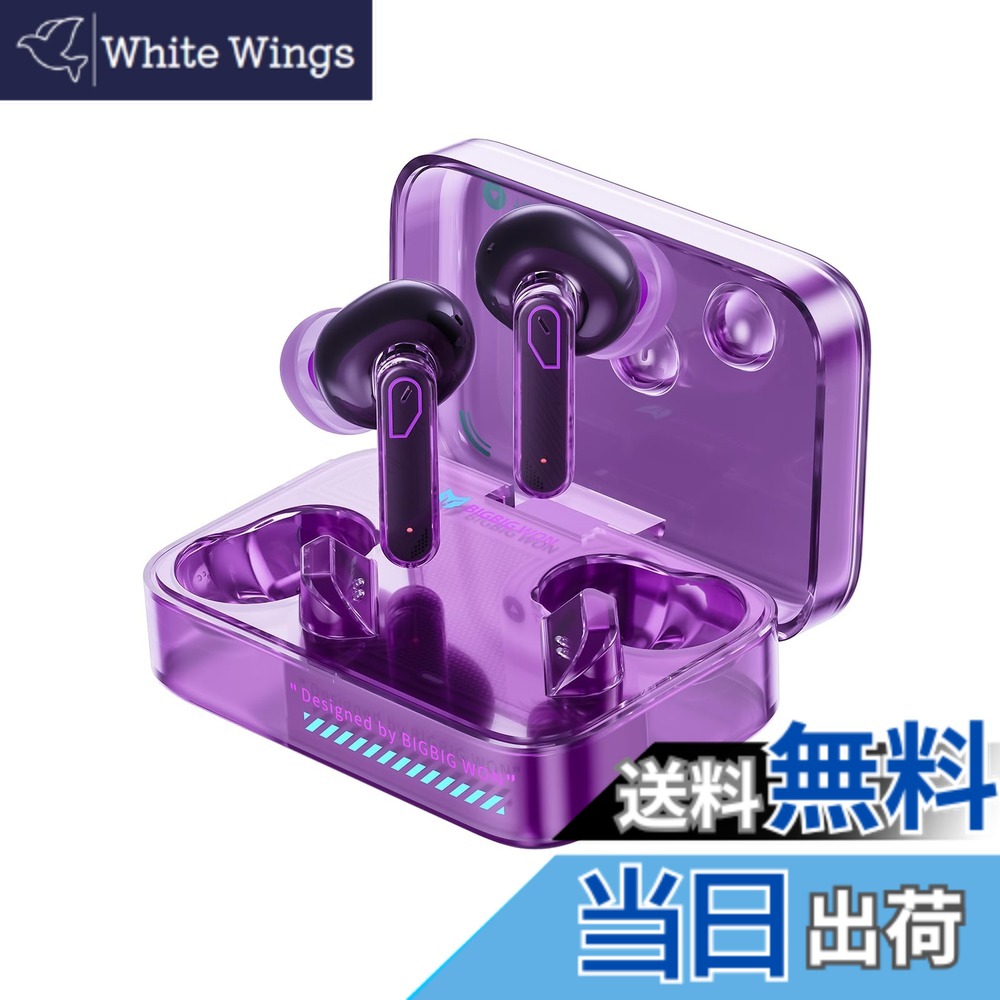 【送料無料】Black Shark ワイヤレス イヤホン サイズ：BBW-A1(パープル)