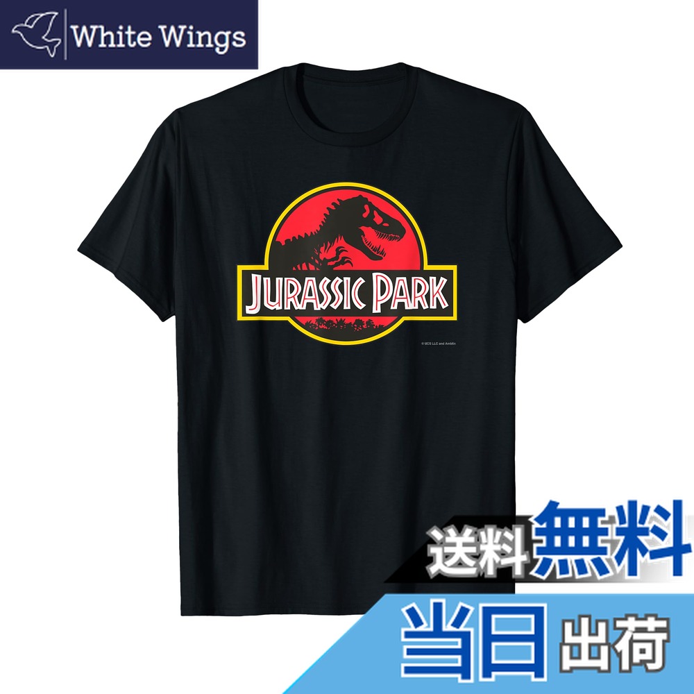 【送料無料】ジュラシック・パーク LOGO Tシャツ 色：ブラック、サイズ：S画像