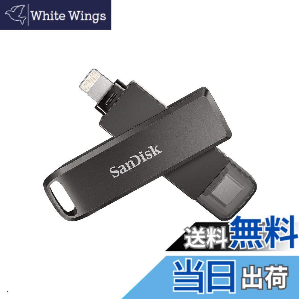 【送料無料】SanDisk TYPE-C SDIX70N-256G-GN6NE Lightnig Flash｜White Wings