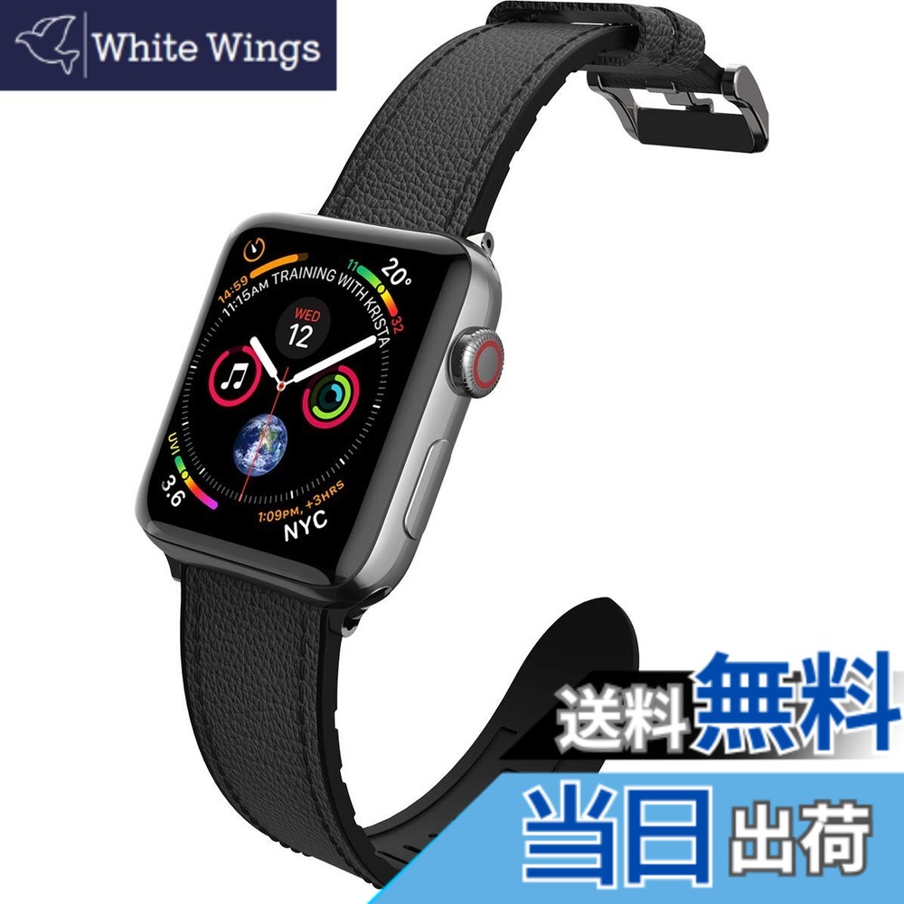 【貨物輸送無料】【X-Doria】 Apple Watch 7 41粍 \u0026 40粍 38粍 SE \u0026 Series 7 / 6 / 5 / 4 / 3 / 2 / 1 相応う ダンス楽隊 本革 なめし革 x ケイ素樹脂 変わり種 革 胴締め [ アップルウォッチ7 アップルウォッチSE アップルウォッチ 41 \u0026 40 \u0026 38 粍 各種 相応う ] Leather Band ブ