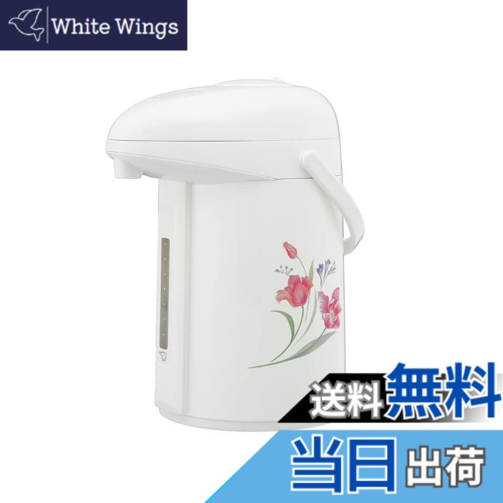 【貨物輸送無料】象印 ガラスエアーポット 2.2L 無意味さ断熱社会システム 保温保冷 軽々しく押すだけラクラク給湯 手持ち部分つき 水量が見える グレースフルフラワー AB-RY22-FZ