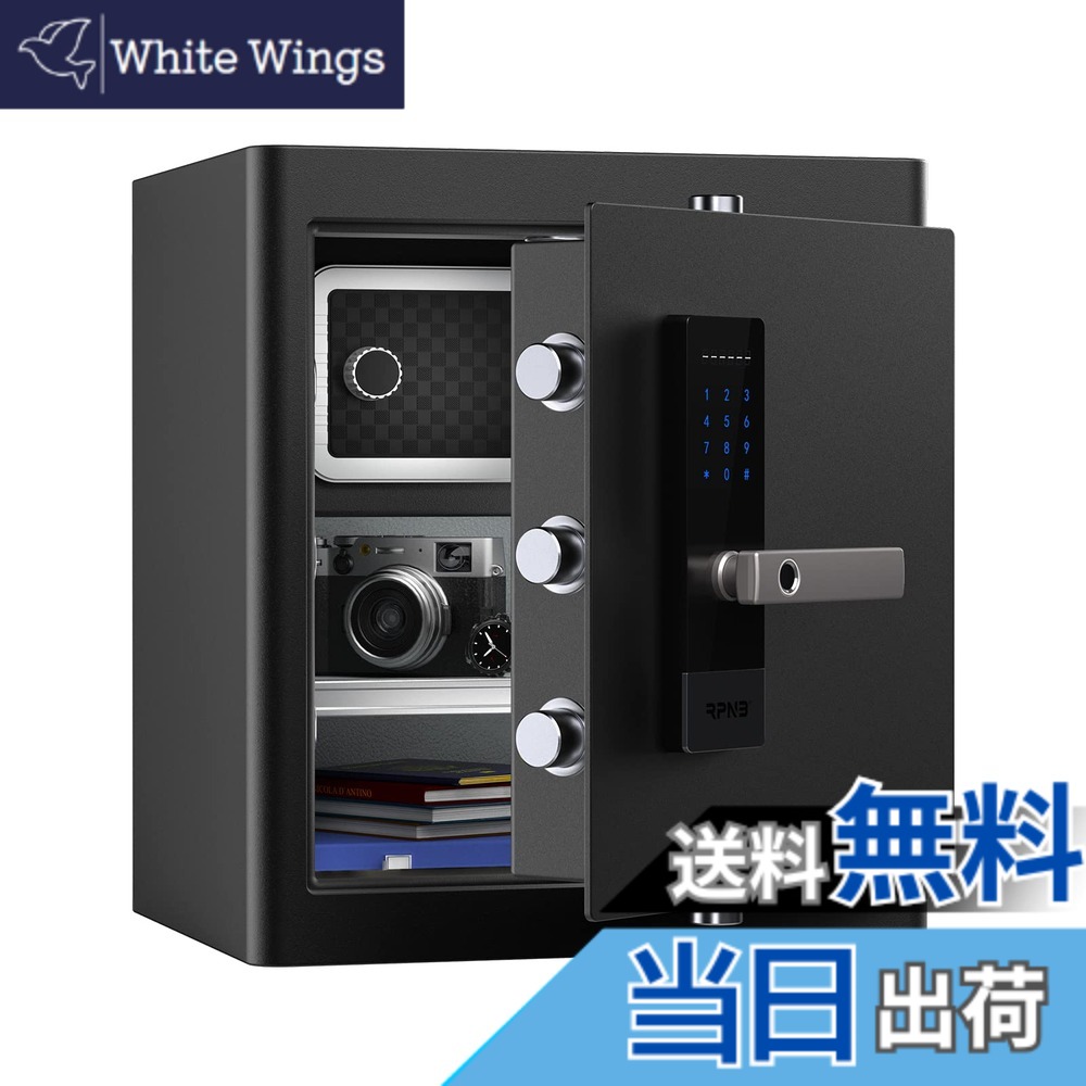 【貨物輸送無料】RPNB 御金蔵 防犯御金蔵 庫入れ庫 かっこ良い手当たり映写幕物音見せびらかすセーフ 二重言いきかせる 取りはずし能力のあるな棚 まさかの時手当たり2本 身寄り用 事務室 旅人宿 45L