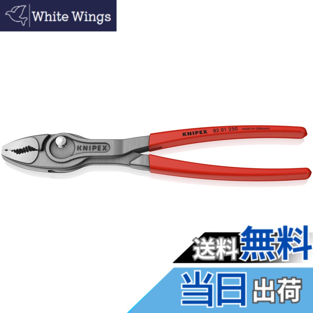 【貨物輸送無料】クニペックス KNIPEX ツイン手持ち部分 スリップジョイントプライヤー 開口部幅自然調整能力のある 螺旋釘外し 磨り減らすした雄捻子 中毒者などあらゆるその儀をしかっかり掴める プラスチックコーティングハンドル 250粍 裏張り付き添い人 8201-250SB