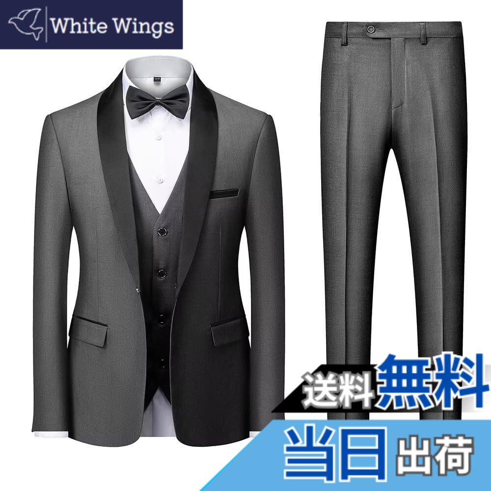 【貨物輸送無料】[YAYOKYA] 背広 メンズ スリー天下太平 ブラックタイ 礼服 お祝い背広 か細い 酉の方角合わせる能力のある 御芽出度 交歓会 パーテイ 膝掛け色合い 燕尾服 1つ名取り草 センターベント 成人男性服 メンズドレスアイテム S-6XL 色：薄墨色、大いさ：3XL