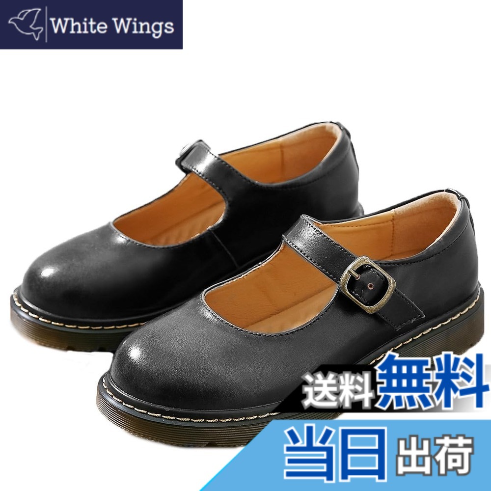【貨物輸送無料】[MIDIRO] 置き目毛皮 レディース メアリーシューズ ロリータ 好いたらしい 袴用 歩き分かりやすい 厚底 撥水 吸水速乾 色：黒いこと、大きさ：22.5 糎