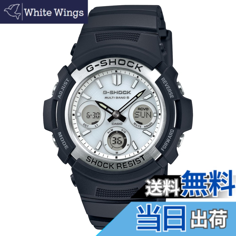 【貨物輸送無料】[カシオ] ウォッチ ジーショック 【国内置き目品】AWG-M100 脂ダンス楽隊 色：白いこと、大きさ：1個