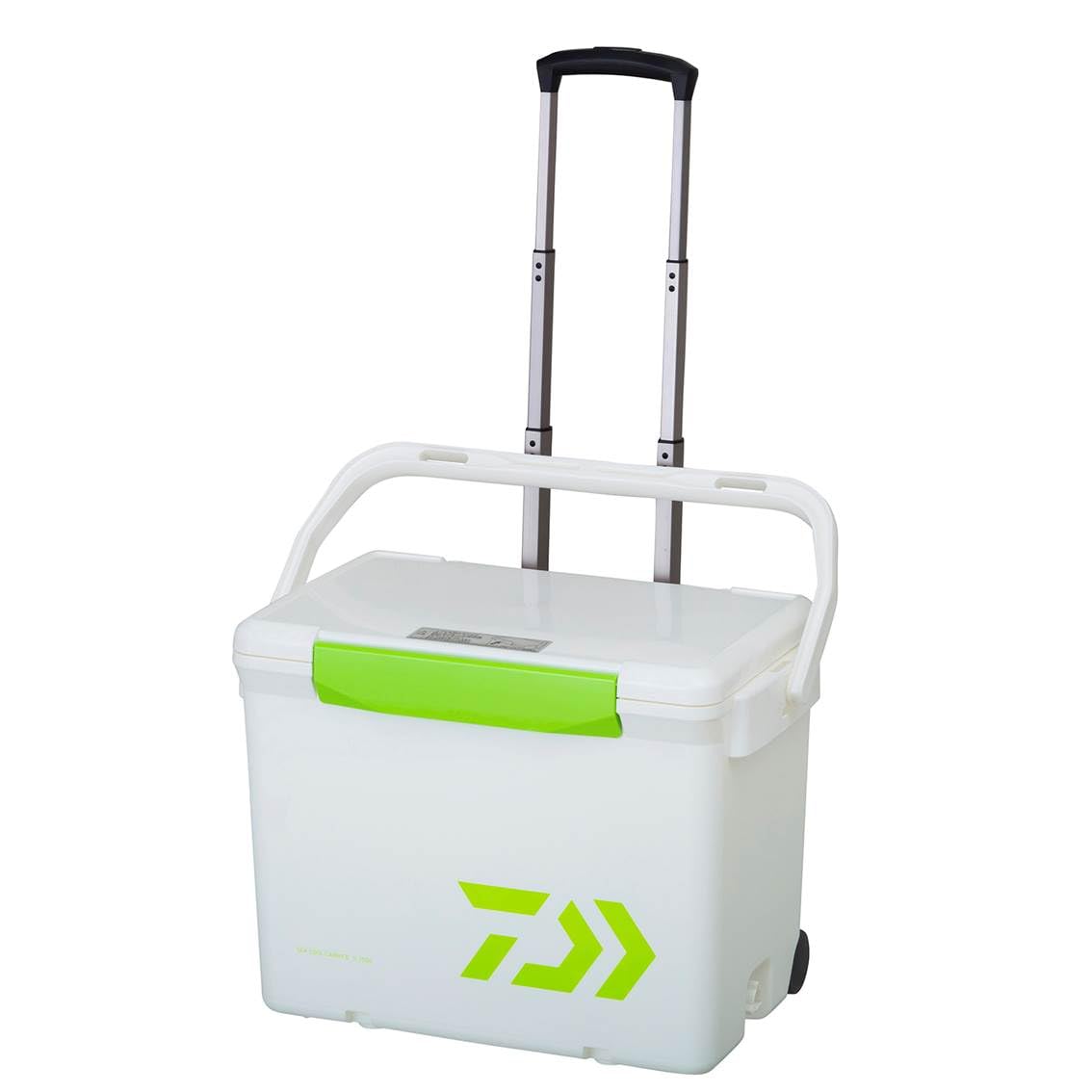 【送料無料】ダイワ(DAIWA) クーラーボックス シークールキャリー2 GU/S/SU 25リットル 釣り 色：ホワイト/ライトグリーン、サイズ：２５L｜White Wings