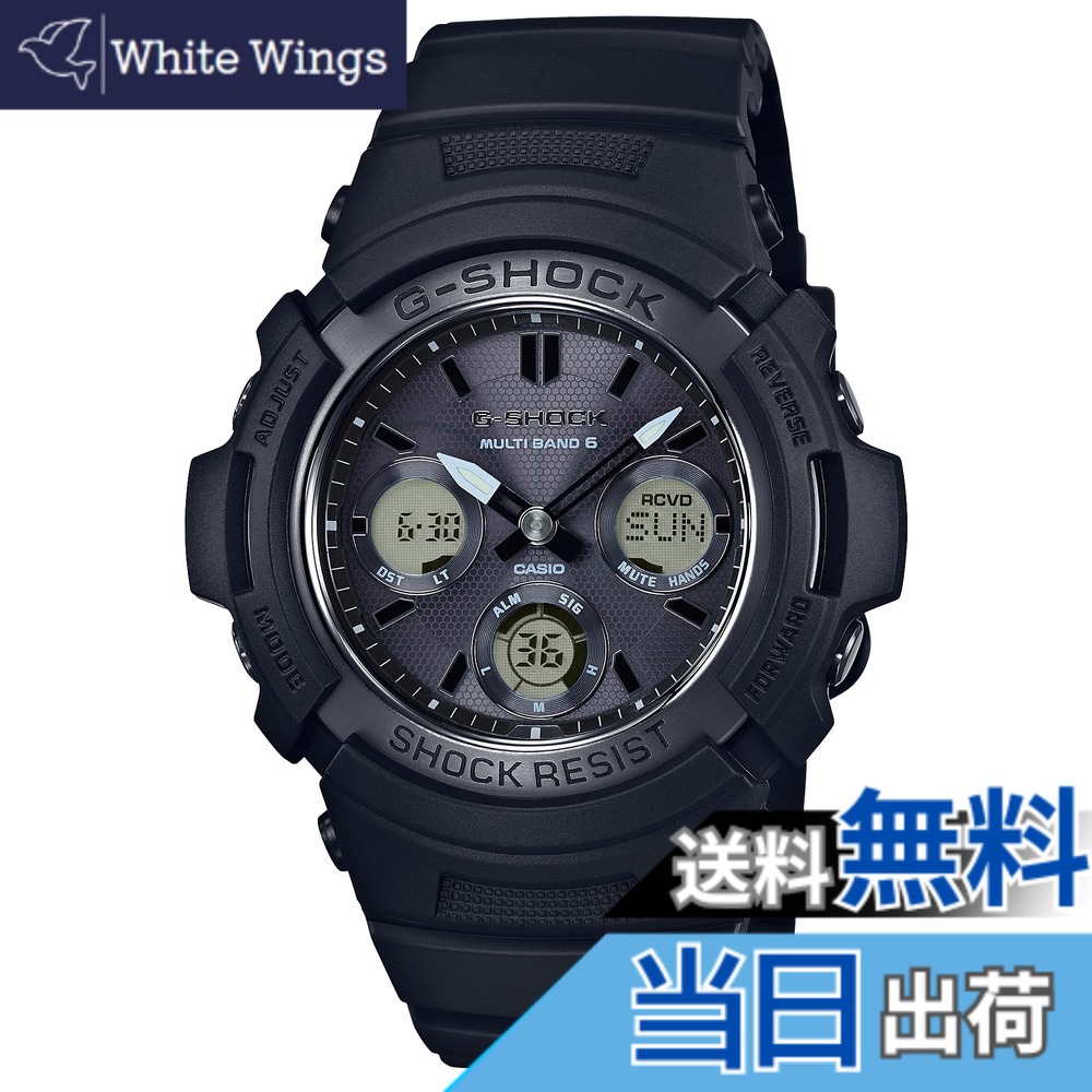 【貨物輸送無料】[カシオ] ウォッチ ジーショック 【国内置き目品】AWG-M100 脂ダンス楽隊 色：オール黒いこと、大きさ：1個