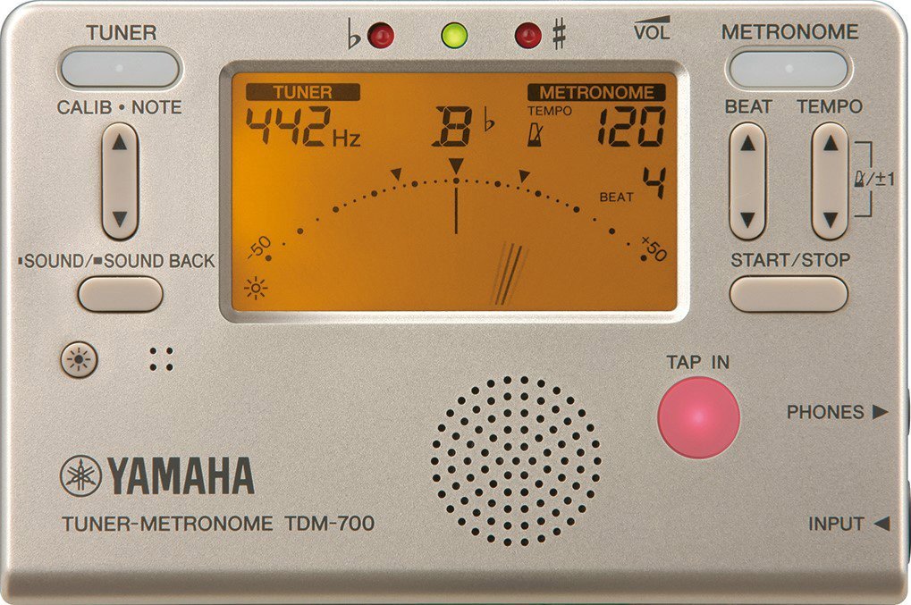 【送料無料】ヤマハ YAMAHA チューナーメトロノーム 色：1) ゴールド｜White Wings