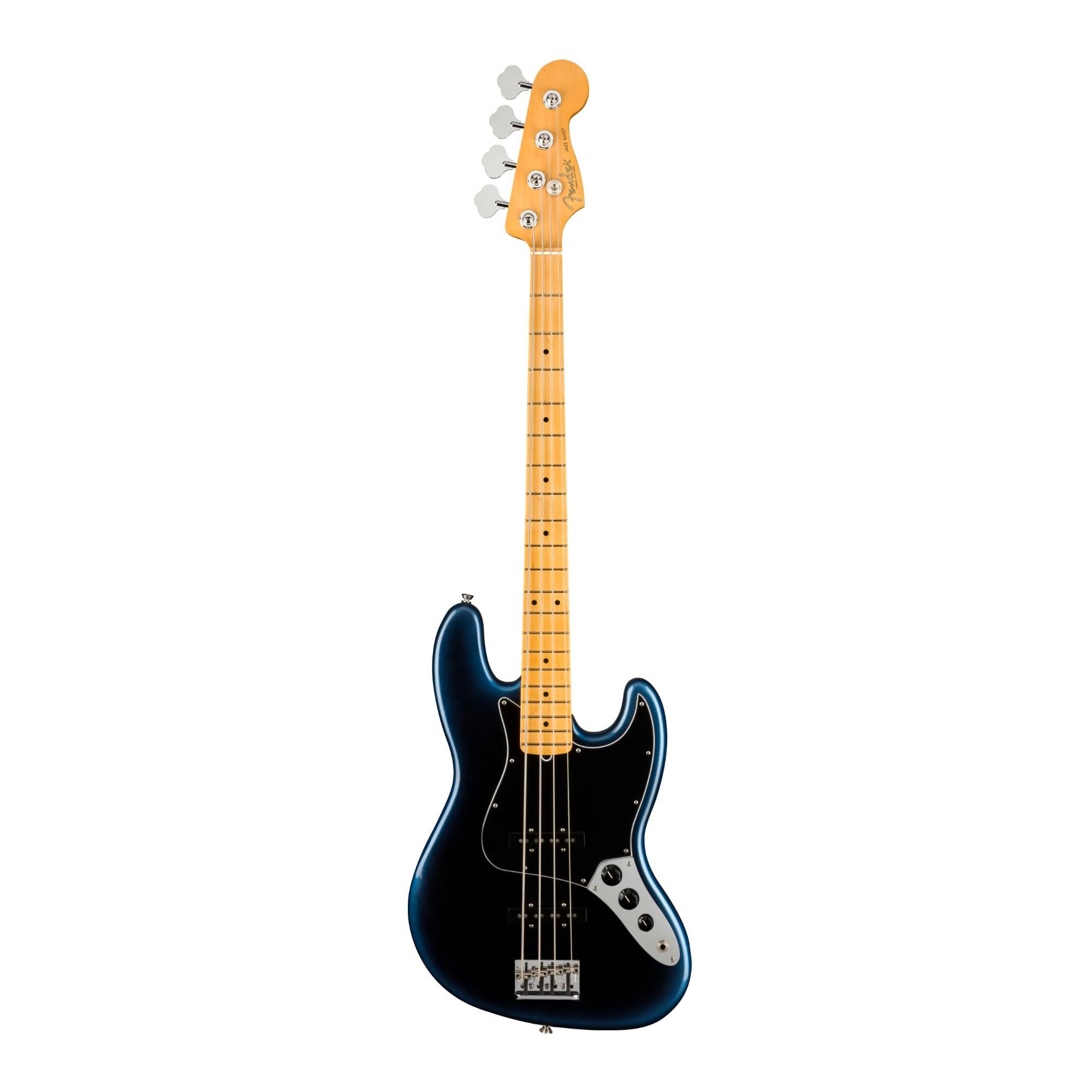 【送料無料】Fender エレキベース American Professional II Jazz Bass, Maple Fingerboard 色：ダークナイト、サイズ：フル｜White Wings