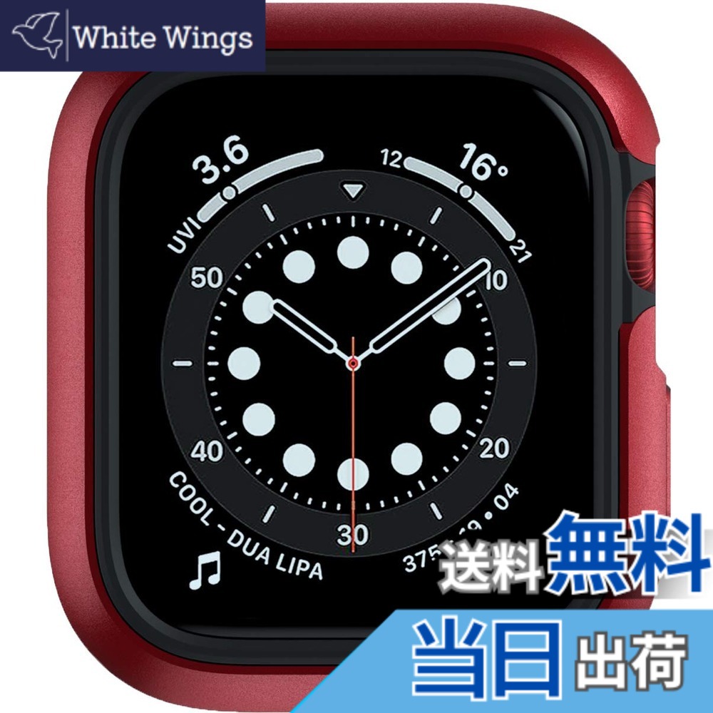 【貨物輸送無料】【SwitchEasy】 Apple Watch SE Series6 Series5 Series4 44粍 相応う 入れもの 軽銀 x TPU 耐衝撃 2重社会システム ぼうぜん自失 吸いあげる 押しかぶせる [ AppleWatch アップルウォッチ SE / つづき物6 / シリー 色：空白文字赤いこと、大きさ：Apple Watch Series 4/5/6 \u0026 SE/SE 2 44粍