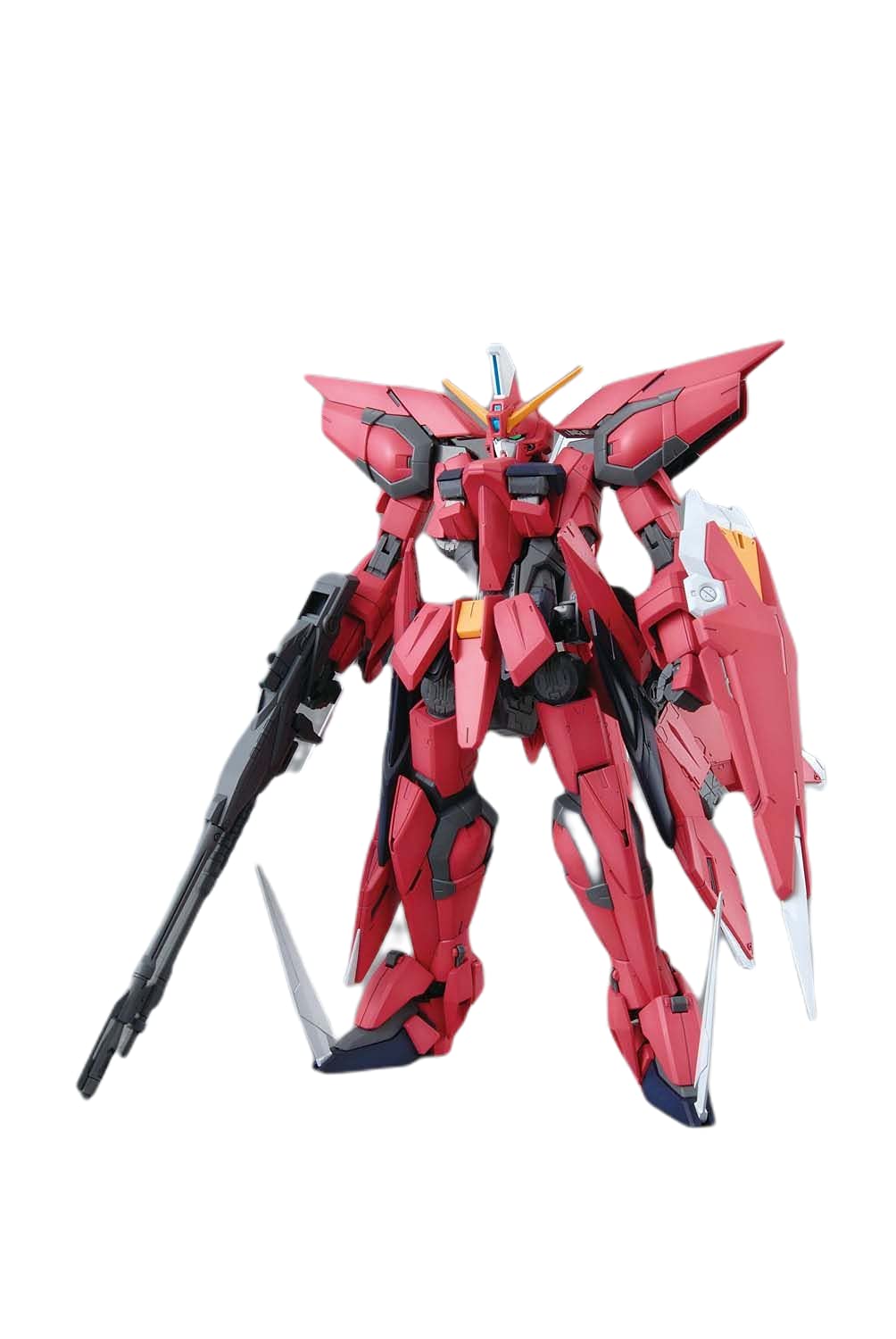 【送料無料】MG 機動戦士ガンダムSEED GAT-X303 イージスガンダム 1/100スケール 色分け済みプラモデル 色:レッド、サイズ:31.0 cm|White Wings