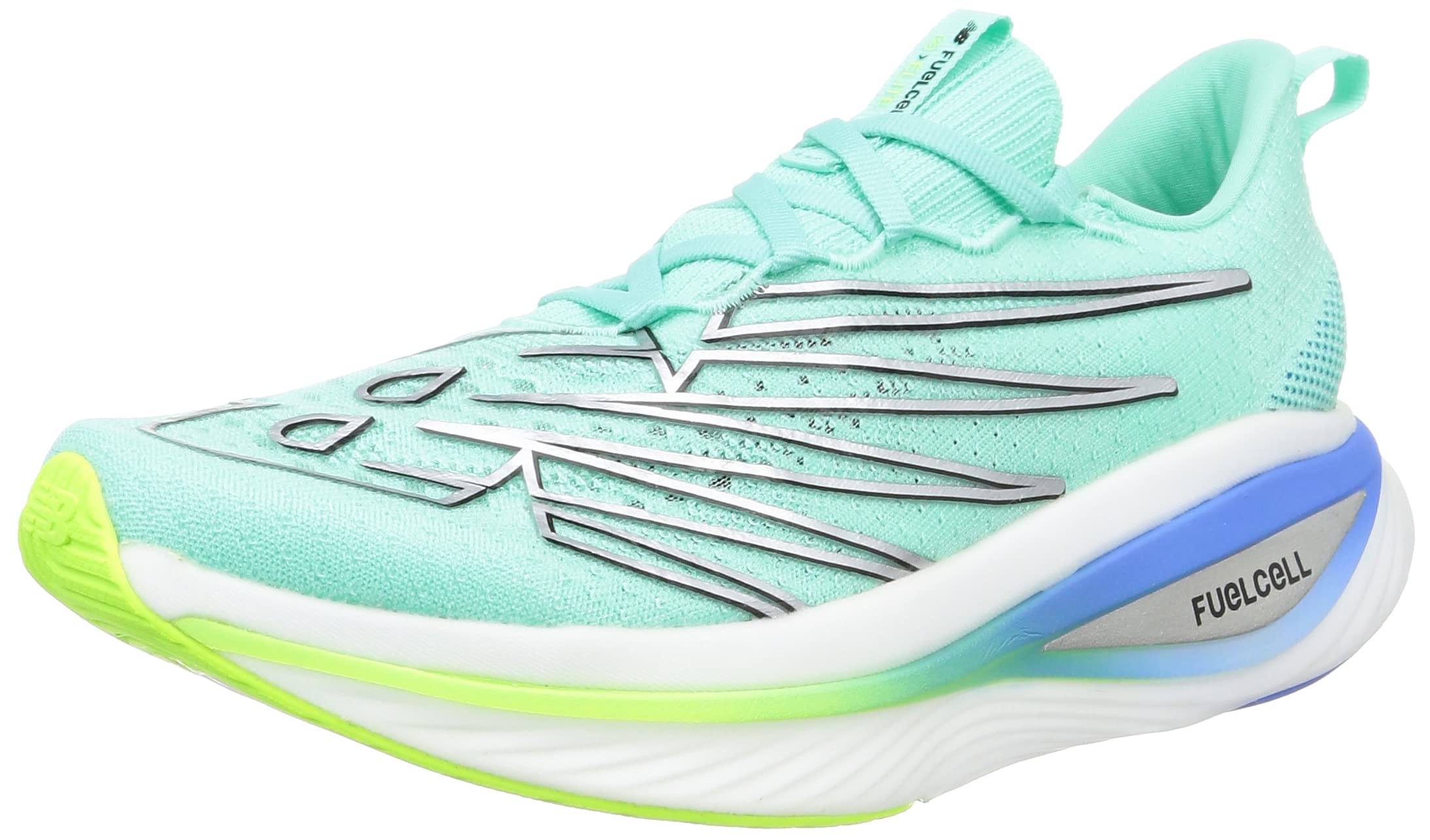 【送料無料】new balance(ニューバランス) レディース FuelCell SuperComp Elite v3ランニングシューズ 色:LT3(ブルー/グリーン)、サイズ:23.0 cm B|White Wings