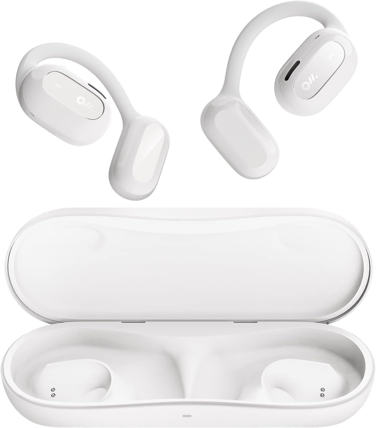 【送料無料】Oladance OWS1 オープンイヤー ワイヤレスイヤホン 色：ホワイト、サイズ：16.7 x 8 x 3.9 cm｜White Wings