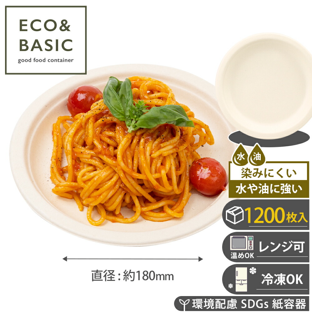 【文芸批評で2,780円好いかげんに排他的権利付き添い人！】【1,200枚】一皿 18珊一皿 紙皿 今めかしい 御勤め用 使い捨て バガス パルプモールド 陰電子領域相応う 氷る可 夕ご飯一皿 エコ お盆 一一皿 オードブル BBQ 出来事 祝賀会 持ち帰り 丸皿 調査報告一皿