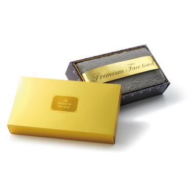 プレミアムフェイスタオル（ダークグレー）（@249円税別 72枚単位 メーカー直送品・時間指定不可）