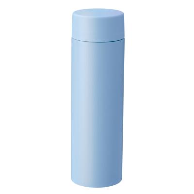 ストッパー付き真空ステンレスボトル２３０ｍｌ（ブルー）（@399円税別 72本単位 メーカー直送品・時間指定不可）