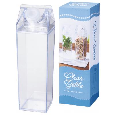 パック型クリアボトル５００ｍｌ（@199円税別 60個単位 メーカー直送品 代引き不可・時間指定不可）｜ウイッチ