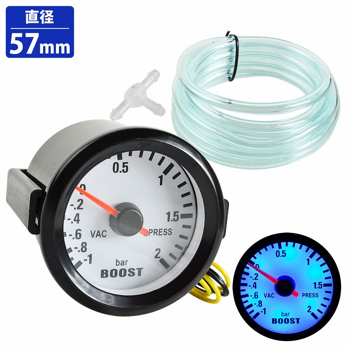 楽天市場】I GAUGE52φ機械式ブーストメーター ブースト計 ターボ