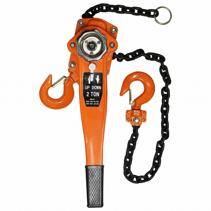 楽天市場】2.0t レバーホイスト 荷締機 レバー式 チェーン ブロック