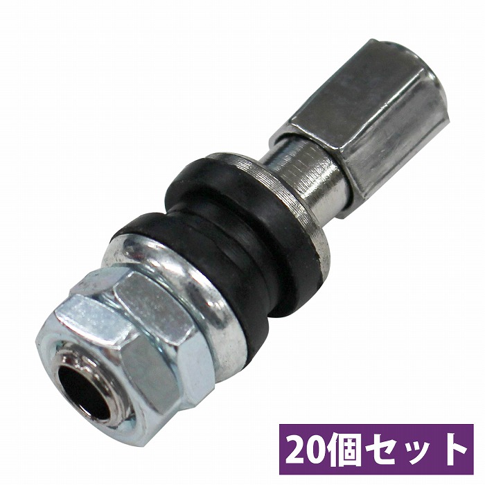 楽天市場】汎用 アルミ エアバルブ 10本 セット セミロング 自動車 車