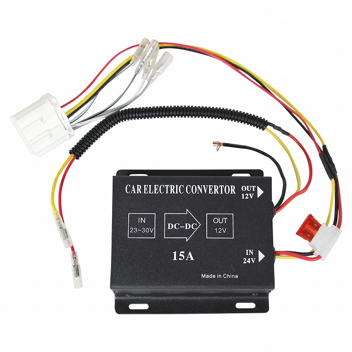 楽天市場】カプラーオン 14ピン 15A 24V→12V デコデコ 日野