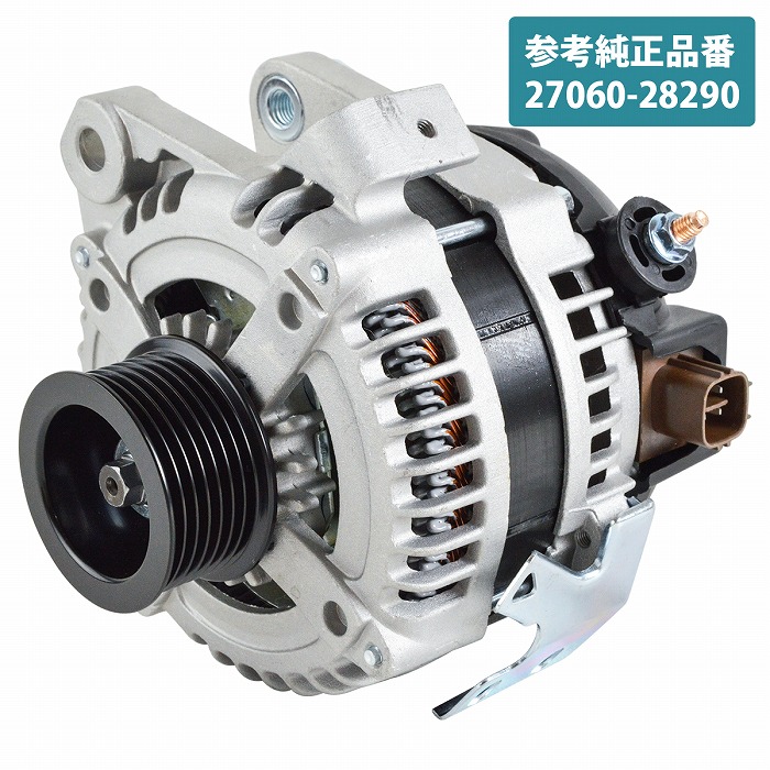 アルファード ANH10W ANH15W 10系 新品 オルタネーター 27060-28290 コア返却不要 ダイナモ 104210-4031 27060-28240 V/G｜WIDE RANGE