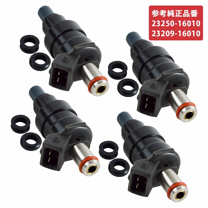4本セット 一台分 フューエル インジェクター AE86 1.6L 4AG カローラ レビン スプリンター トレノ 23250-16010 23209-16010