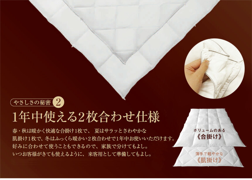 デュエット仕様 洗濯機で洗える2枚合わせの掛け布団 吸湿 人工繊維 疑似羽毛素材 プリマロフト 保温 掛布団 肌掛け布団 シングル ピーチタッチ加工 柔軟性 中綿 布団 Albany社 かけふとん 家族 来客 送料無料 掛け布団 シングル プリマロフト デュオ a デュエット仕様 洗濯機で洗える2枚合わせの掛け布団 吸湿 人工繊維 疑似羽毛素材 プリマロフト 保温 掛布団 肌掛け布団 シングル ピーチタッチ加工 柔軟性 中綿 布団 Albany社 かけふとん 家族 来客 送料無料 掛け布団 シングル プリマロフト デュオ a