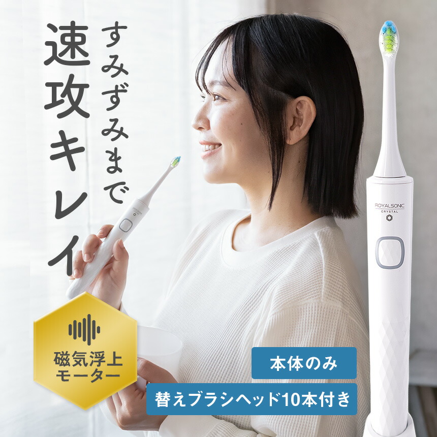 楽天市場】ロイヤルソニック 替えブラシ ≪10本セット≫ ロイヤル