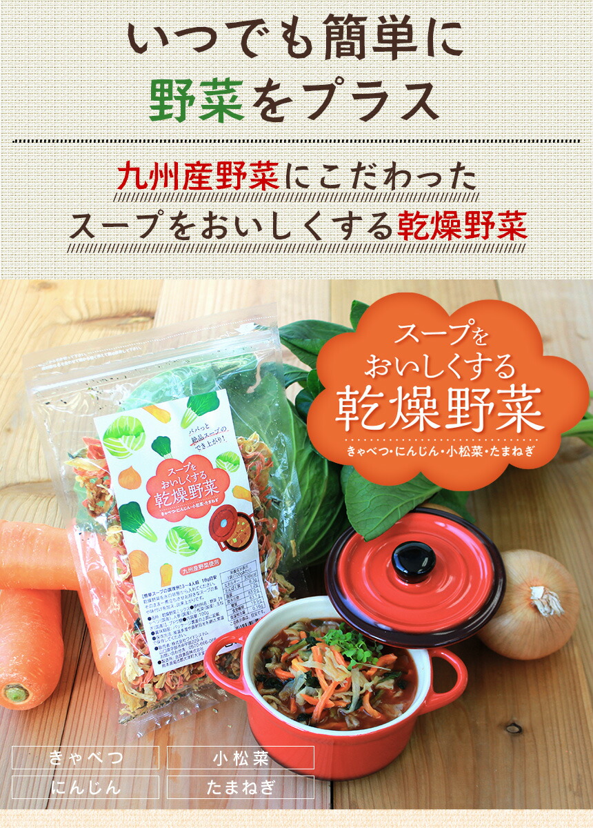 送料無料 乾燥野菜 100g 2袋 きゃべつ たまねぎ 野菜ミックス スープをおいしくする乾燥野菜 九州産 国産野菜 国産 乾燥野菜ミックス にんじん