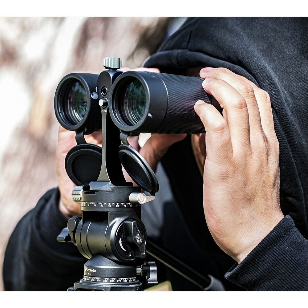 Leofoto(レオフォト) BC-03 ハンズフリー型 双眼鏡アダプター｜三脚取付用｜ Binocular Adapter 高剛性 アルカスイス互換（BC-03-S1 ユニバーサルアダプター付属）