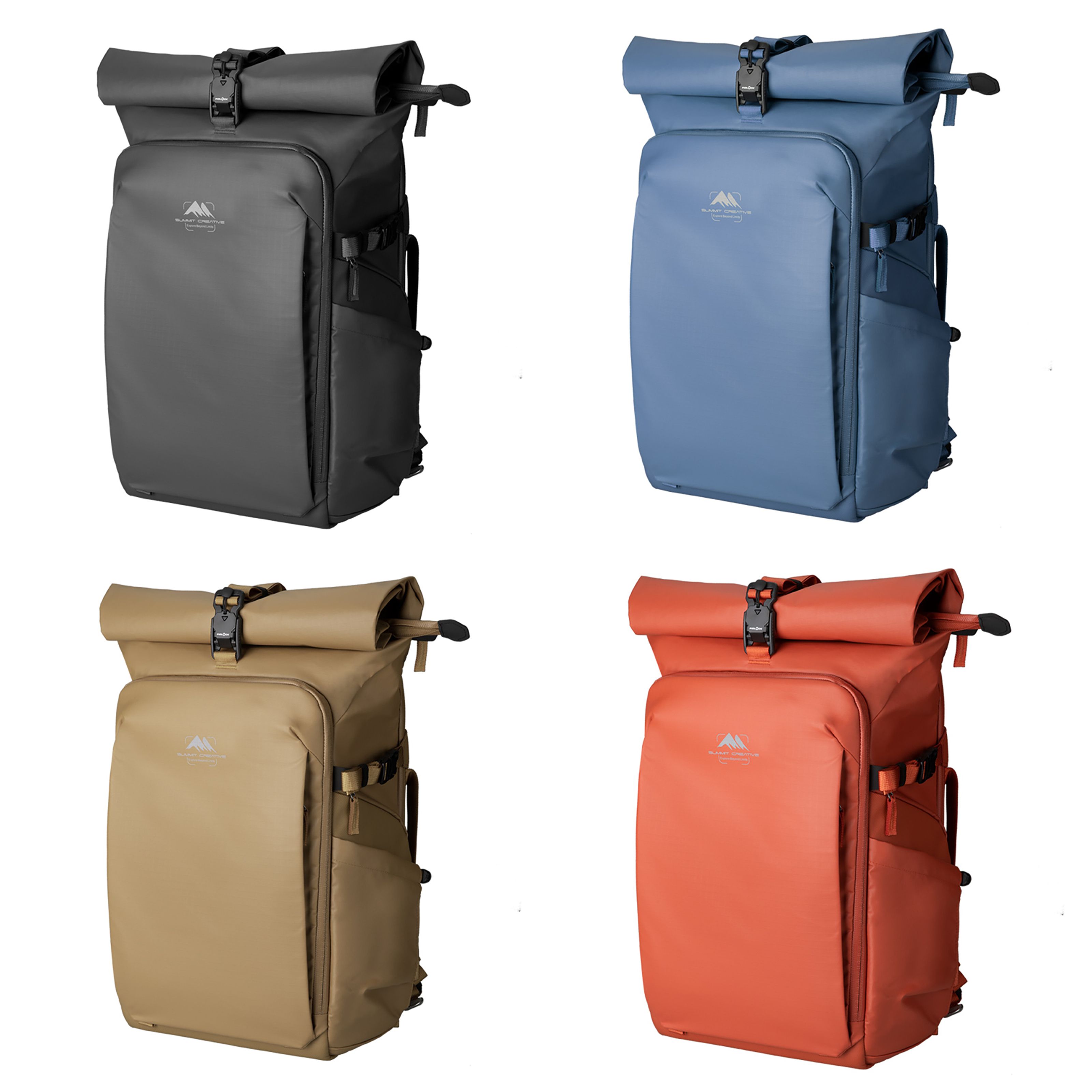 SUMMIT CREATIVE サミットクリエイティブ SUM-METROPOLIS32L　ロールトップ カメラバックパック 32L ｜大容量｜二気室構造｜16インチPC対応