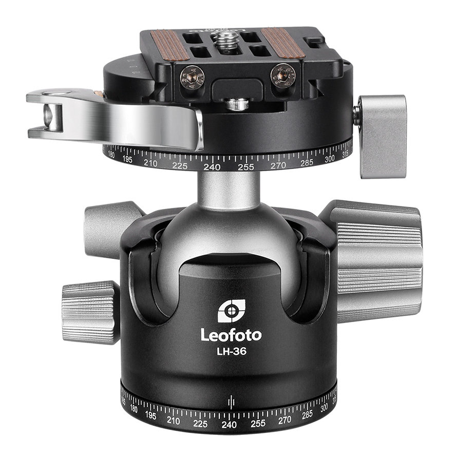 Leofoto レオフォト 現品 LH-36PCL 自由雲台 3 8 プレートNP-50付属 ボール径36mm アルカスイス互換 1 4インチ対応 92％以上節約 レバータイプ