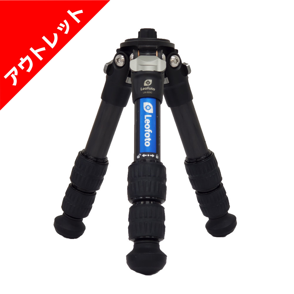 楽天市場 訳あり Leofoto カーボン三脚 Ls 223c 3段 脚径22mm レンジャーシリーズ レオフォト 送料無料 撮影機材専門店ワイドトレード