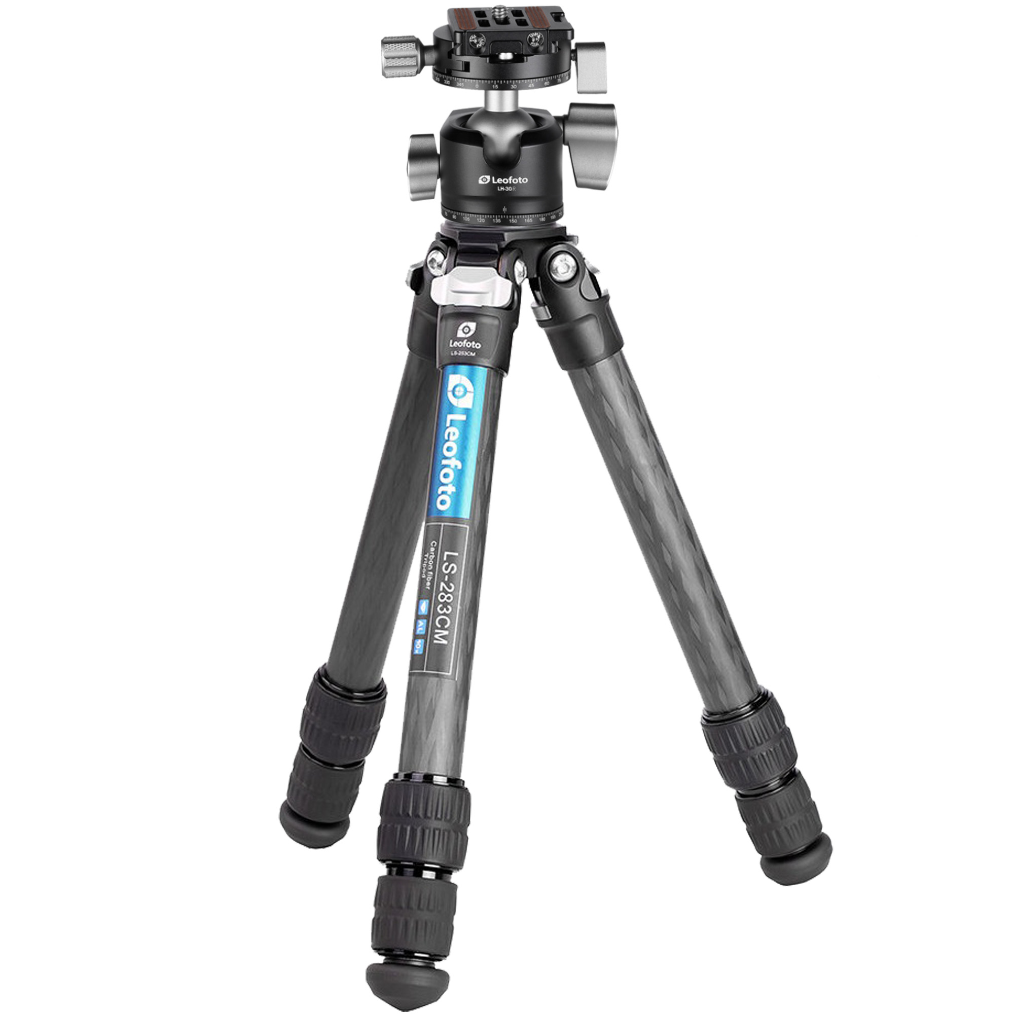 Leofoto(レオフォト) LS-283CM+LH-30R カーボン三脚単品［レンジャーシリーズ｜最大脚径28mm｜3段｜3/8,1/4インチ対応］