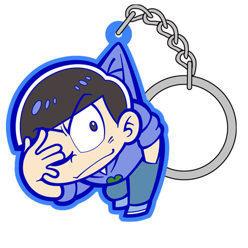 楽天市場 メール便対応2個まで カラ松つままれキーホルダー おそ松さん カラ松 チョロ松 一松 十四松 トド松 ウィッグの専門店ウィッグランド