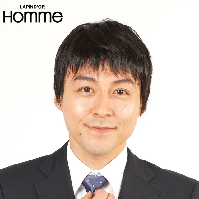 ウィッグ メンズ 黒 メンズウィッグ 男性用かつら カームショート スタンダードブラック J-3463 ラパンドアール 送料無料
