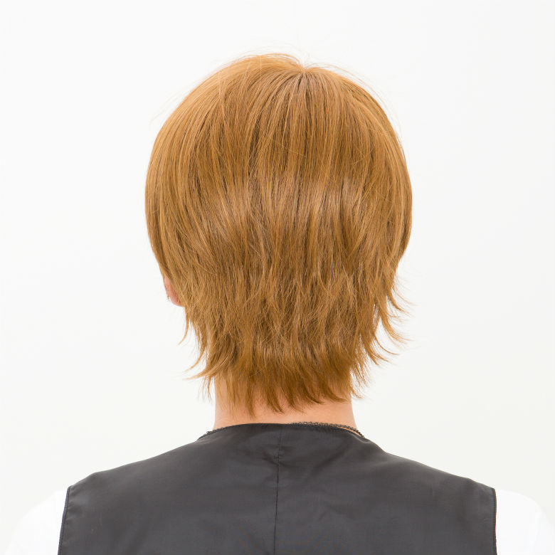 楽天市場 今だけスタンド付き 送料無料 メンズウィッグ J 3486 男性用かつら スプラッシュショート ハニーブラウン 耐熱ファイバー ウィッグ メンズ ウィッグの専門店ウィッグランド