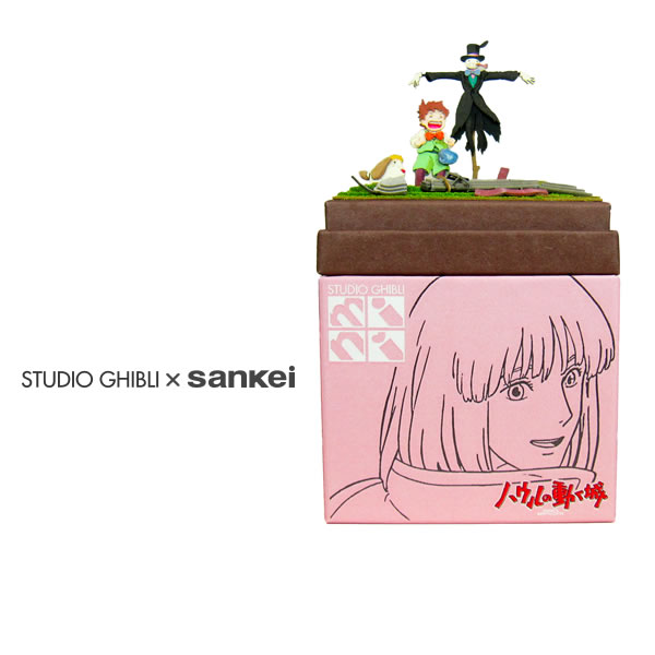 スタジオジブリmini ハウルの動く城 かかしのカブとマルクルとヒン みにちゅあーとキット ペーパークラフト NONスケール さんけい 組立キット画像