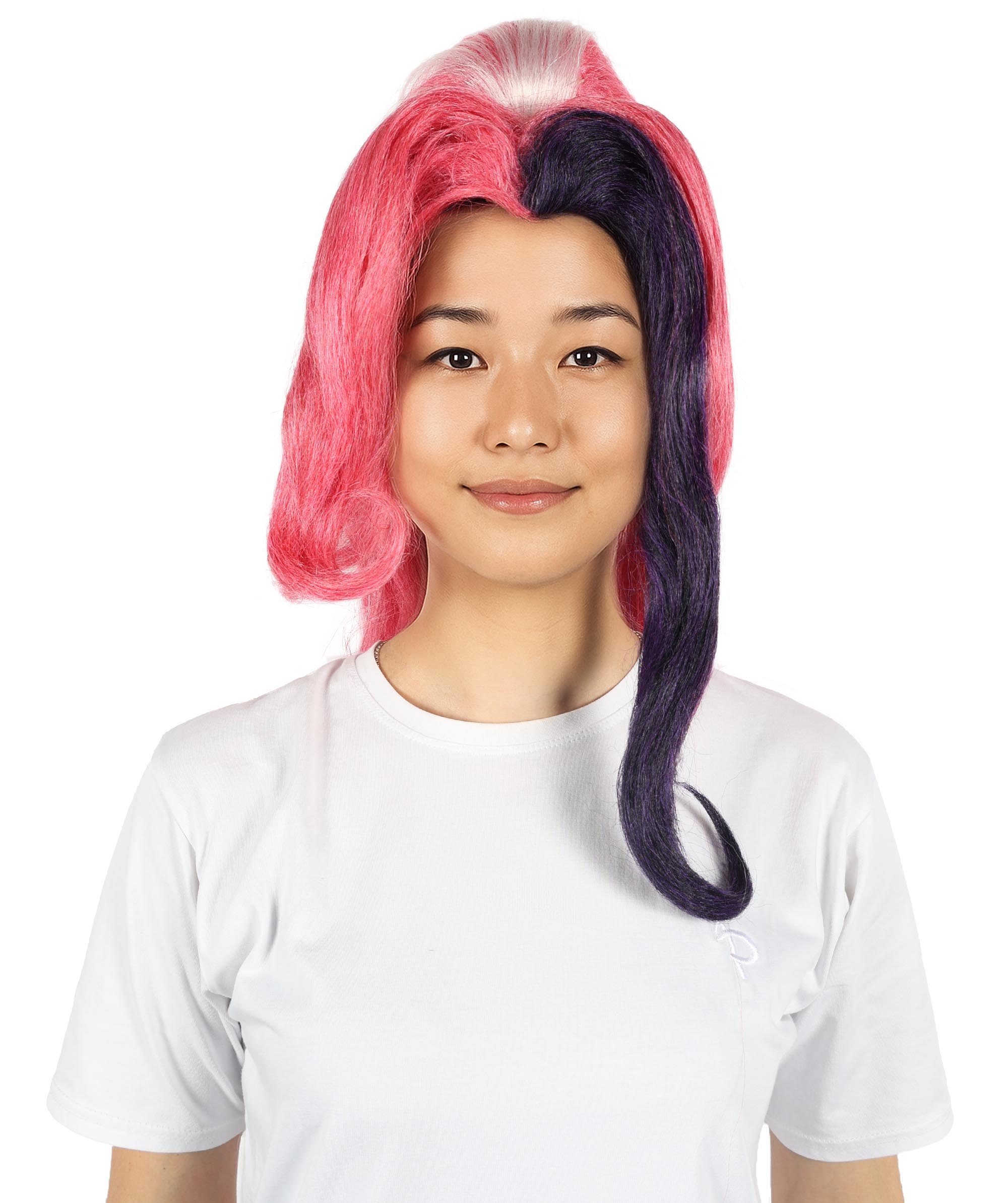 Cosplay Wig for Women, Multicolor, Long, Wavy, Full Wig, Character Style, Heat-Resistant Fiber, Adjustable Cap, Lightweight Halloween Costume Theme Party Event Wigs2you H-6874